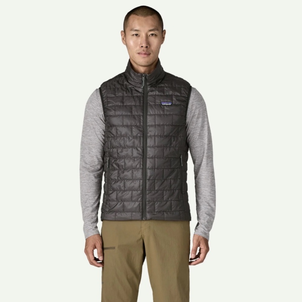 Patagonia Men's Nano Puff Black Quilted Vest